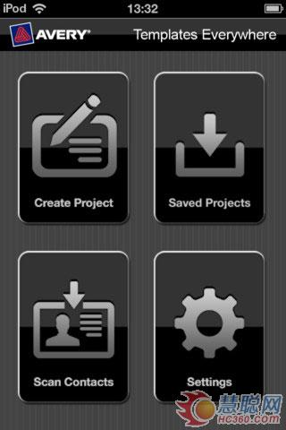 Avery Templates Everywhere Android操作界面