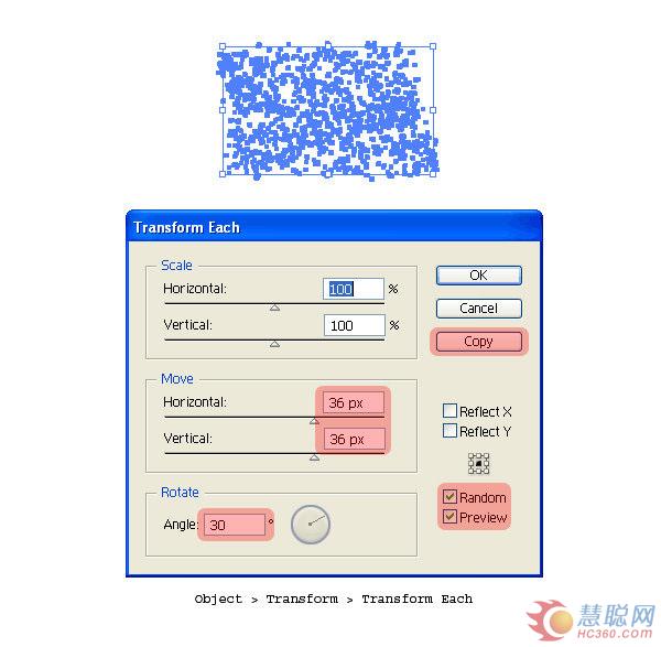 用Illustrator来制作色彩喷溅效果