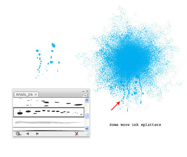 用Illustrator来制作色彩喷溅效果
