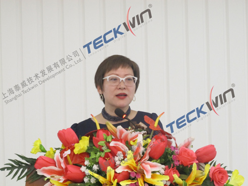泰威CEO胡御霜女士应邀参加第3届全国玻璃年会并发表重要演讲