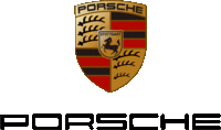 保时捷，porsche，彩色标志
