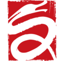 红色抽象标志