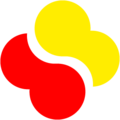 红色抽象标志