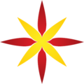 红色抽象标志