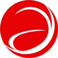 红色抽象标志