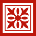 红色抽象标志