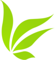 绿色抽象标志