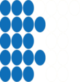 蓝色抽象标志