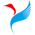 青色抽象标志