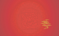 厨师红色特色菜馆名片