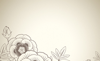 素描插画灰色茶餐厅名片