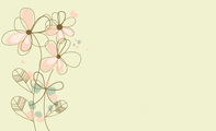 春色满园黄花色装潢名片
