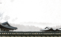 中国风建筑黑房产业名片