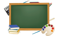 教学白色文具名片