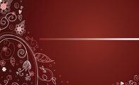 精致花纹暗红色室内装饰名片