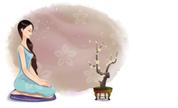 貌胜嫦娥淡粉彩妆名片