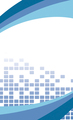 职场型蓝色混搭艺术名片