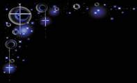 星空幻想黑底蓝传媒名片