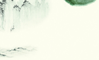 中国风水墨山村画廊名片